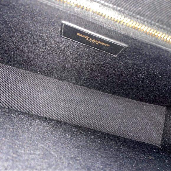 YSL Envelope Large Chevron Shoulder Bag - Picture 5 of 13